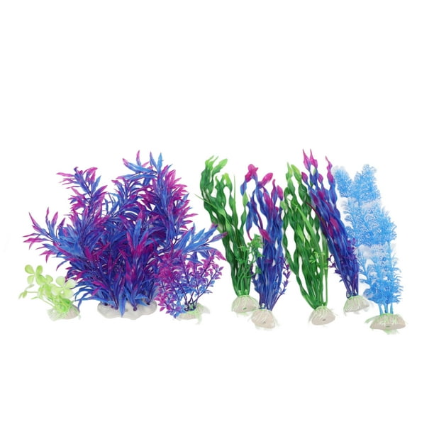Artificial Seaweed Water Plants, Artificial Seaweed Decorations Simple  Installation 8pcs Soft Texture Simulation For Aquarium Decoration