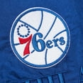 thumbnail image 3 of Unisex Mitchell & Ness  Royal Philadelphia 76ers Hardwood Classics Team OG 3.0 Anorak Half-Zip Windbreaker Jacket, 3 of 6