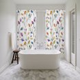 thumbnail image 5 of Colorful Leaves Kitchen Curtain for Berdoom Living Room Cafe 72 Inch Length, Farmhouse Branches Botanical Tiers Curtains Light Filtering Drapes Rod Pocket Window Treatment 2 Panels 52"Wx72"L, 5 of 9