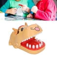 thumbnail image 4 of Finger Teeth Toy, Push Type Improve  Ability Stress Relief Interactive Cow Shape Bite Finger Toy  For Party White,Orange, 4 of 8