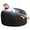 Black, variant on Bingirl 4 FT Velvet Bean Bag Chair: Grey Giant Foam - Filled Lazy Chair for Living Room or Bedroom