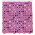 thumbnail image 3 of Ambesonne Abstract Shower Curtain, Valentine Romance Love, 69"Wx70"L, Fuchsia Red Salmon, 3 of 3