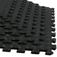 thumbnail image 5 of PULNDA 24.8" x 24.8" Black EVA Foam Interlocking Floor Mats 50 Sq Ft Coverage Area 12 Pieces, 5 of 7