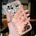 thumbnail image 3 of Compatible with iPhone Case,Luxury Crystal Glitter Bling Sparkly Diamond Pattern Camera Lens Protection Clear Soft Shockproof Cover Phone Case (White,iPhone 11 Pro Max), 3 of 12