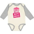thumbnail image 3 of Inktastic Girls Rule, Boys Drool Girls Long Sleeve Baby Bodysuit, 3 of 5