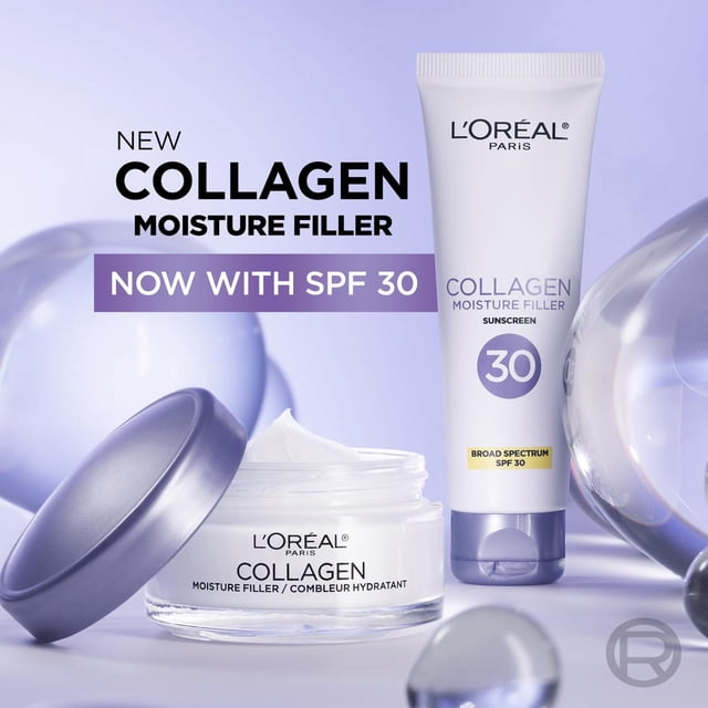 Crema L’Oréal Paris Collagen 3.4oz Hidratación y Elasticidad USA