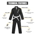 thumbnail image 4 of Strength Pro Bjj Gi Kids Brazilian Jiu Jitsu Gi with IBJJF Lightweight Preshrunk Fabric Jiu Jitsu Karate Gi Kids, 4 of 6