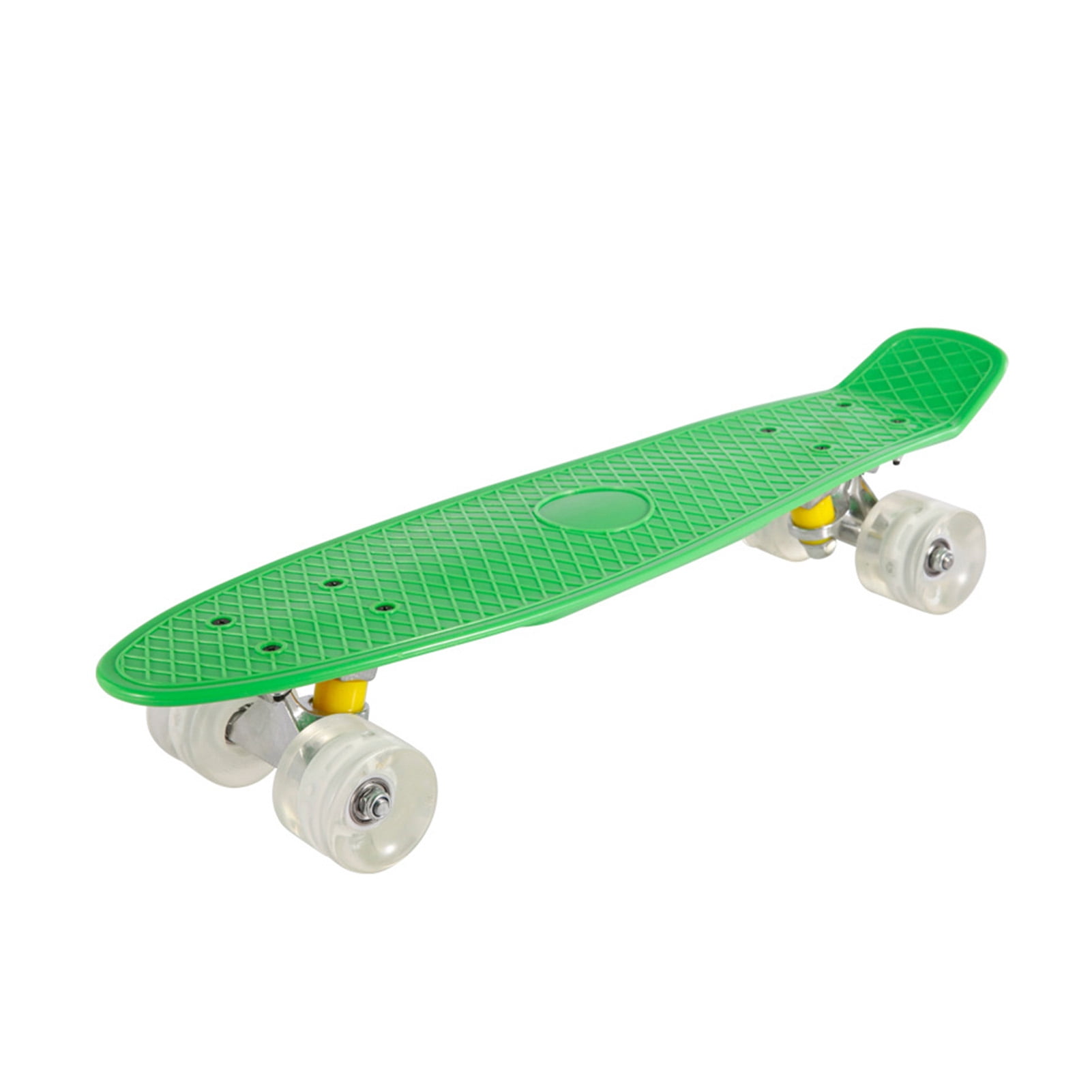 Details about   22 Inch Complete Mini Cruiser Skateboard with LED Light Up Wheels for Kids_Teens 