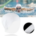 thumbnail image 1 of Long Hair Swimming Hat, Swimming  Wear Resistant And  With 1 Pcs For Swimming For Long Hair People, 1 of 8