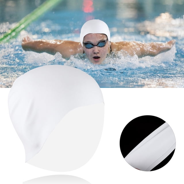 Long Hair Swimming Hat, Swimming Wear Resistant And With 1 Pcs For Swimming For Long Hair People