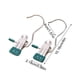 thumbnail image 4 of Xihbxyly Percha de Acero Inoxidable, Diseño de Gancho Sin Dejar Rastro, Clips Que Ahorran Espacio, 6 Opciones de Color, Fácil Secado para Pantalones Cortos, Calcetines y Telas, Solución para Organiza, 4 of 7