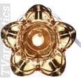 thumbnail image 6 of Brown Glass Electric Aroma Lamp Oil and Wax Warmer, 6 of 8