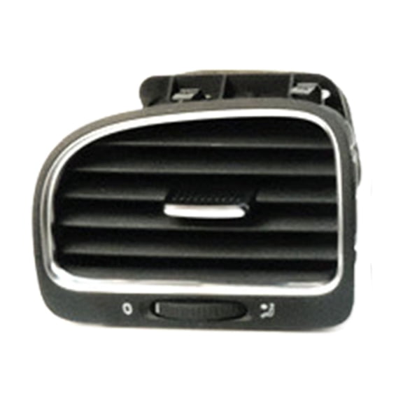 Center Dash AC Outlet Air Vent Panel, Fits For VW Jetta Golf MK6 2009-2013, OEM:5KD819728 5KD819703, Rear Dashboard Trim Cover Outlet Grille Panel.-black-left