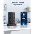 thumbnail image 3 of Protector contra sobretensiones Power Strip Anntane Protector contra sobretensiones, cable de 10 pies, 3 of 7