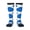 2 Black-1, variant on Scottish Flag Knee High Socks for Women Long Leg Warmers Socks