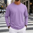 thumbnail image 6 of Yifymode Mens Long Sleeve Workout Shirts Moisture Wicking Running Gym Tops Casual Crewneck Athletic Hiking Training Shirts, 6 of 7