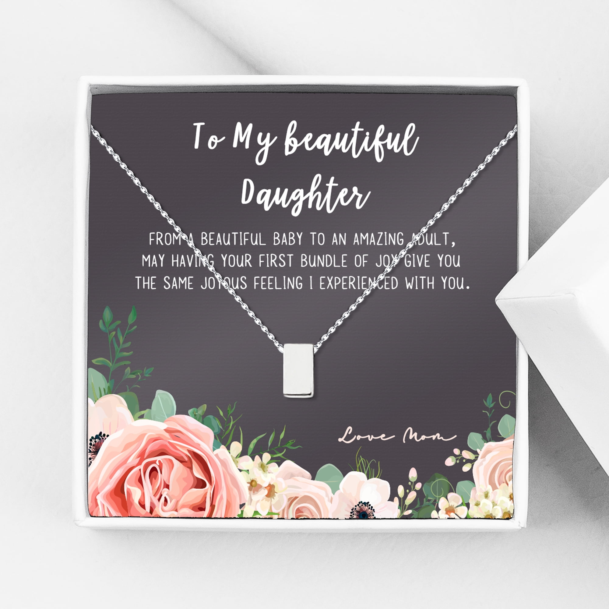 Mothers Day Card Necklace 