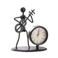 thumbnail image 1 of Horloge Méchante en Fer Forgé Instrument de Musique pour Décoration Personnelle, Améliorant l'Ambiance Maison Ou Bureau avec un Design Unique, 1 of 1