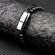 thumbnail image 5 of Pulsera para Hombre, Pulsera de Cuero para Hombre, Pulsera de Piedra Natural con Cierre magnético de Acero Inoxidable ER, 5 of 5