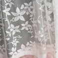 thumbnail image 4 of White Sheer Curtains for Living Room Floral Embroidery Rustic Voile Window Curtain Drpaes for Bedroom Rod, 4 of 5