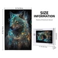 thumbnail image 4 of Naloa Artistic Light Dot Wolf、 Custom Puzzles Personalized Puzzle 1000 Pieces from Photo Custom Jigsaw Puzzle for Wedding, Graduation, (29.5×19.7in, Vertical), 4 of 9