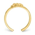 thumbnail image 2 of 14K Yellow Gold Ring Band Toe Elephant, Size 9, 2 of 5