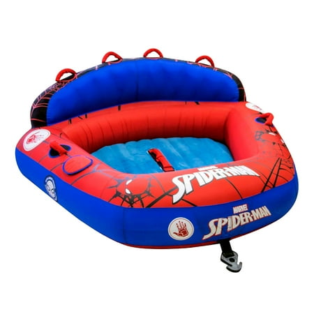 Body Glove Marvel Spiderman 2 Person - Water Skiing Inflatable Towable Deck Tube