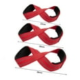 thumbnail image 6 of Tnobhg 1 Pair Figure 8 Lifting Strap Men Women Anti-Slip Padded Weightlifting Grip Band Bodybuilding Powerlifting Strength Training Home Gym Deadlifts Wrist Strap, 6 of 8