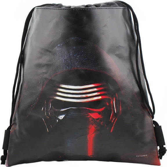 Disney Star Wars Dart Vader Black Drawstring Bag For Multi Purposes Use