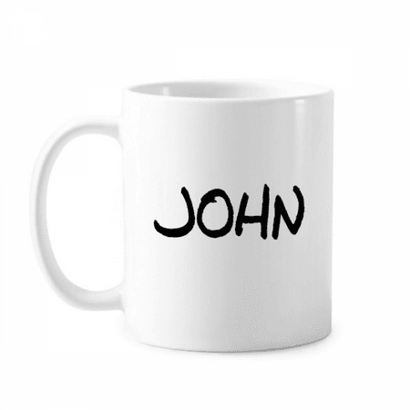 

Special Handwriting English Name JOHN Mug Pottery Cerac Coffee Porcelain Cup Tableware