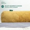 thumbnail image 4 of CHARRYARN by TexStead Cuddle Pillow  Bolster Pillow Corduroy Cylindrical Bed Pillow - Multifunctional Long Pillow- uitable for yoga,Lumbar and Neck Support Roll Pillow-Yellow（6"x24"), 4 of 7