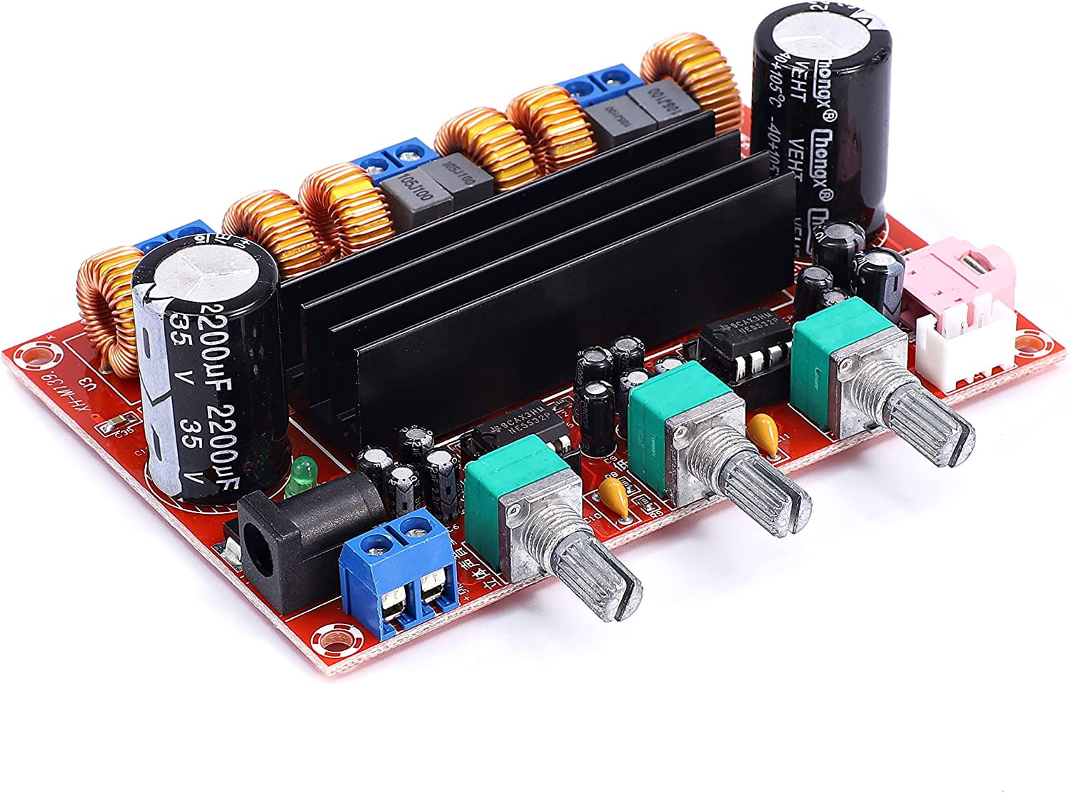 Bass 2x80W+100W Audio Stereo AMP Module for Audio System DIY Speakers 12-26V TPA3116D2 2.1 Digital Power Amplifier Board 