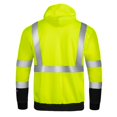 thumbnail image 4 of Jorestech Sudadera Con Capucha De Alta Visibilidad Y Cremallera Completa 100% Poliéster Ansi Amarillo, 4 of 5