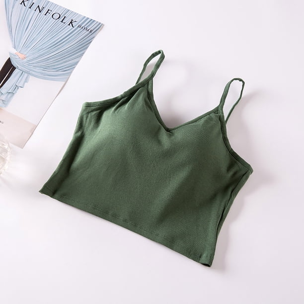 Camisola de manga corta para mujer con almohadilla para el pecho, sin aros de acero, ropa interior para yoga, pijamas deportivos, pijamas para mujer