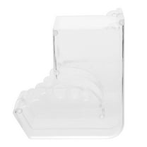 STRANDCHIC Transparent Acrylic Small Pet Feeder for Hamster Guinea Pig Rabbit Use Easy to Clean and Fill 4.5 inches