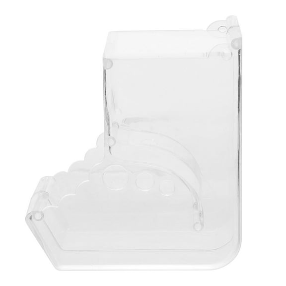 STRANDCHIC Transparent Acrylic Small Pet Feeder for Hamster Guinea Pig Rabbit Use Easy to Clean and Fill 4.5 inches