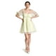 thumbnail image 1 of Vestido floral con manga abullonada Roman Fashion /Juvenil, 5081 (Lima) verde lima M, 1 of 5