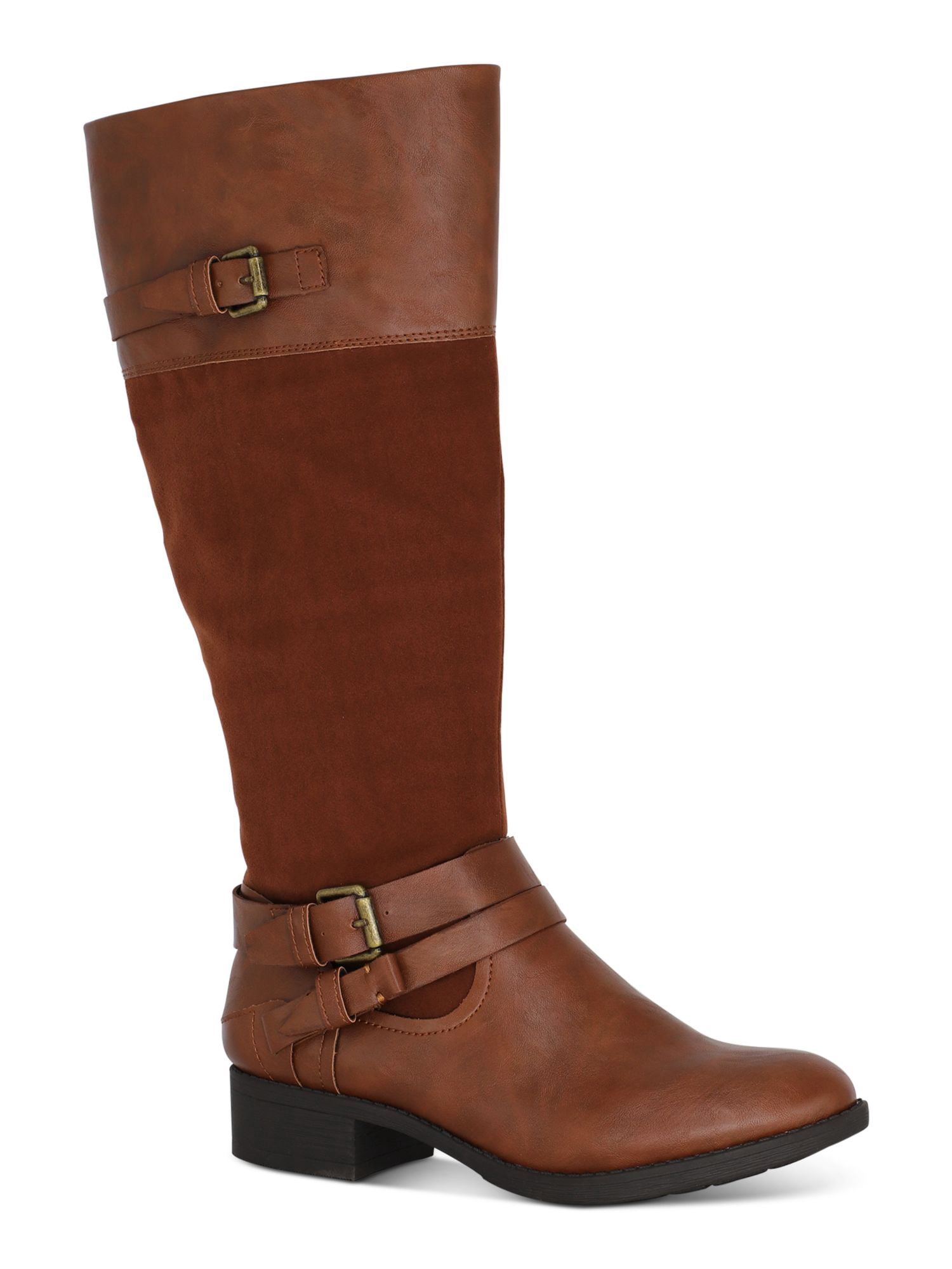 Bottes Montantes Femme Avec Boucles - Bottes D'équitation Talon Bloc Pour Automne Hiver | Style Classique, Fermeture éclair Intérieure - 12