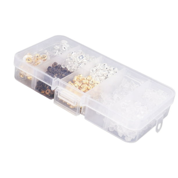 Clear Earring Backs, Safe Reliable Silicone Earring Backs Bright Colors