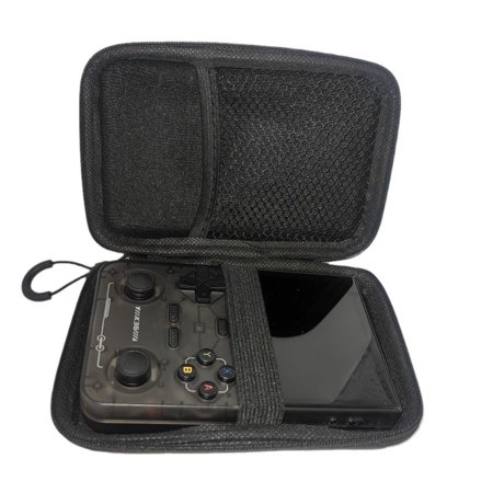 Hard Carrying Case for R36S R35S K36 Retro Game Console,Travel Storage Bag for Gaming Console, Charging Cable, & Accessories,Handheld Emulator Holder Organizer