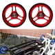 thumbnail image 3 of Bike leichtes Rad para bicicletas plegables Soporte de carga trasero Wheels Componente de repuesto bicicletas, viajar - rojo DYNWAVEMX Bicicleta Plegable Easy Wheel, 3 of 8