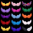 thumbnail image 1 of Alas de plumas de ángel para espectáculos de niños, festivales, escenarios, accesorios para fotos de bodas, princesas, 1 of 4