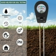thumbnail image 3 of WREESH 3 In1 PH Tester Water Moisture Light Test Meter For Garden Plant Flower, 3 of 9