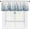 Blue Leaves, variant on Giwawa Teal Floral Curtain Valance 1 Panel Turquoise Flower Rod Pocket Light Filtering Window Treatment for Kitchen Bedroom Living Room, 54" x 18"