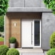thumbnail image 4 of Aplique LED exterior interior blanco moderno, foco de pared GU10, 2 focos de 400lm cada uno, iluminación moderna jardín terraza garaje, IP44, 2x5W JAMW Sencillez, 4 of 5