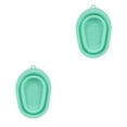 thumbnail image 1 of Alfombrilla de limpieza de brochas de maquillaje Ounissouiy de silicona herramientas cosméticas fregador portátil color rosa, 1 of 6