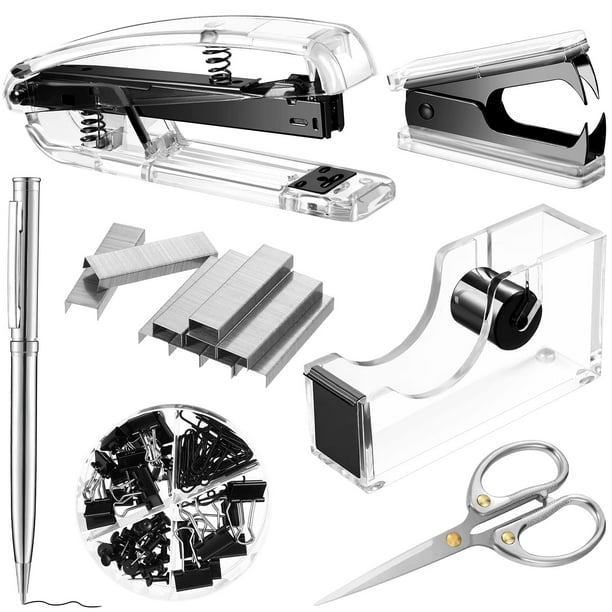 Set de Suministros de Oficina Outus Kit de Accesorios para Escritorio con Engrapadora, etc.