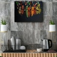 thumbnail image 3 of Kitchen Decor Wall Vintage Kitchen Wall Art Colorful Spice in Spoon Pictures Still Life Food Photo Painting on Canvas for Restaurant Decor Indian Decor Pictures for Dining Room Wall 12"x16", 3 of 6
