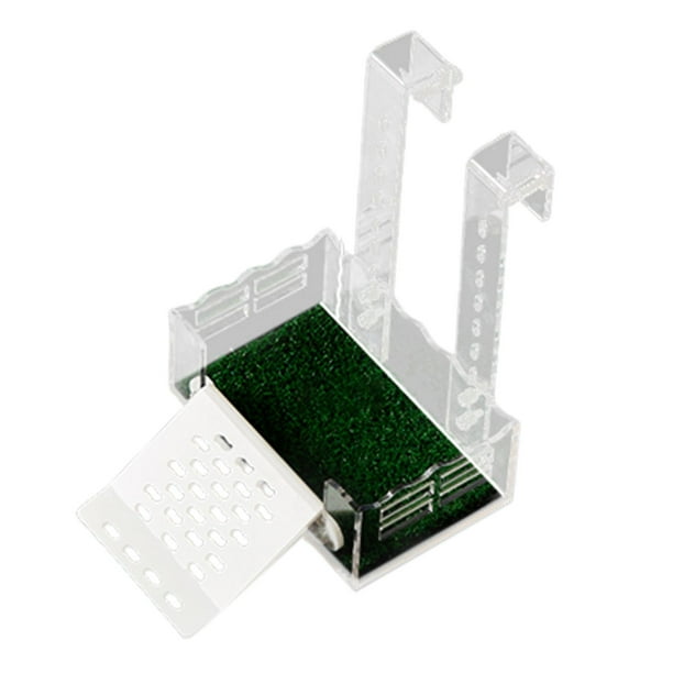 Rampa para tomar el sol para tortugas Perfecl con simulación de césped 16cmx10cm