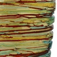 thumbnail image 5 of GlassOfVenice Murano Glass Vesuvio Threaded Oval Vase, 5 of 7